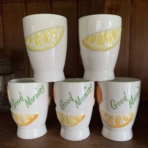 Vintage Napcoware Juice Glasses